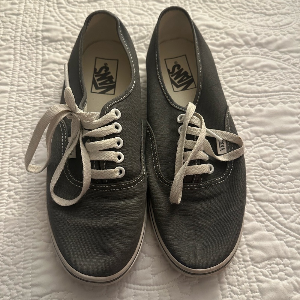 Vans Classic Gray Canvas Sneakers